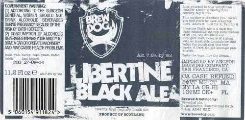 Libertine Black Ale